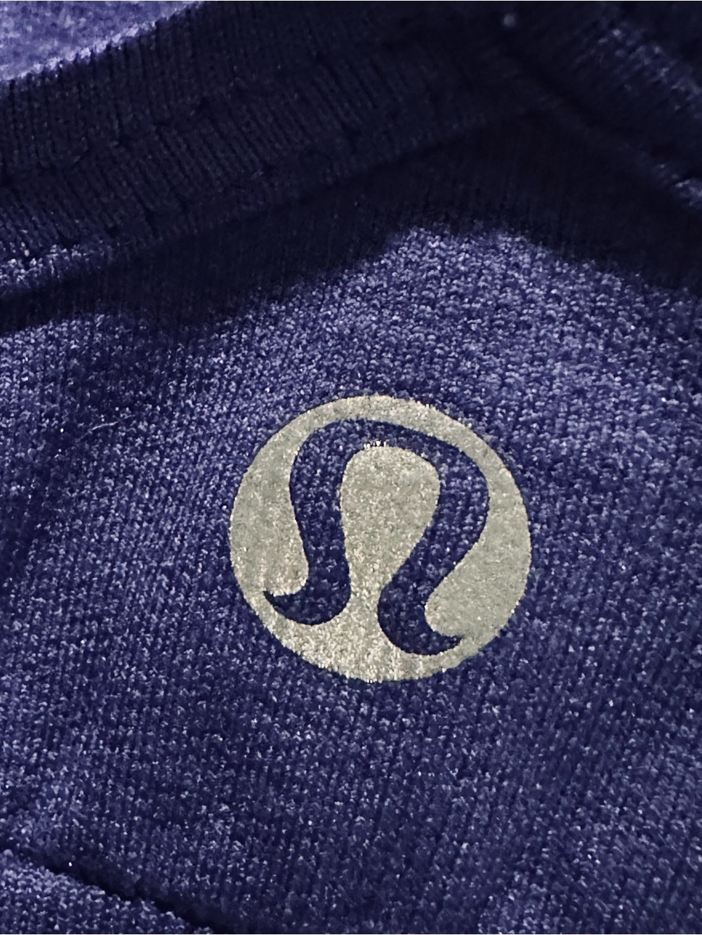 Lululemon Seamlessly Plunge Bra Heathered Pigment Blue Size 4 - Picture 6 of 6